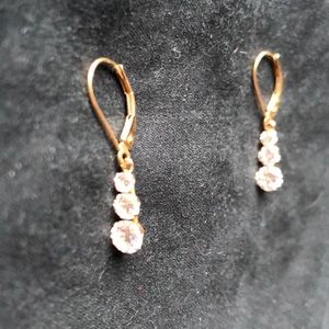 Crystal drop earrings